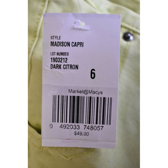 Angel + Premium Tapered Ankle Jeans, Size 6, NwT - Picture 6 of 6